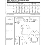 Burda Sewing Pattern 6610 Jacket and shirt - Ribes y Casals