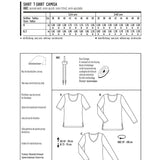 Burda Sewing Pattern 6611 Shirt - Ribes y Casals