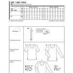 Burda Sewing Pattern 6611 Shirt - Ribes y Casals