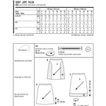 Burda Sewing Pattern 6612 Skirt - Ribes y Casals