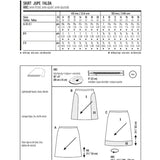 Burda Sewing Pattern 6612 Skirt - Ribes y Casals