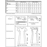 Burda Sewing Pattern 6627 Dress - Ribes y Casals