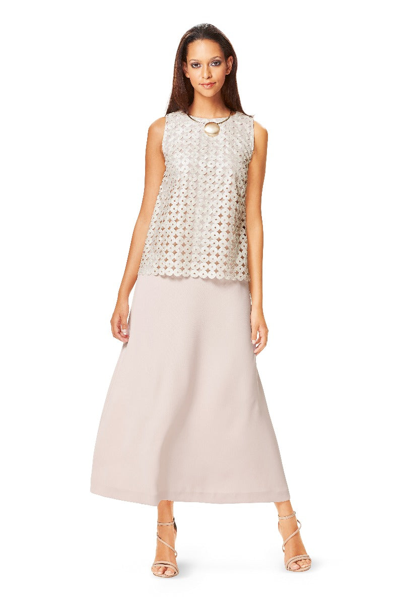 Burda Sewing Pattern 6628 Dress - Ribes y Casals