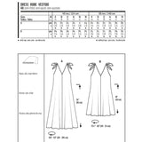 Burda Sewing Pattern 6663 Dress - Ribes y Casals