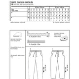 Burda Sewing Pattern 6678 Pants - Ribes y Casals