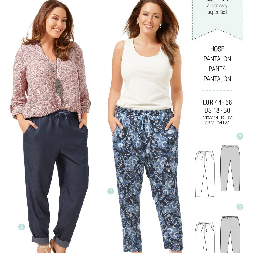 Burda Sewing Pattern 6678 Pants - Ribes y Casals