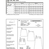 Burda Sewing Pattern 6682 Skirt - Ribes y Casals