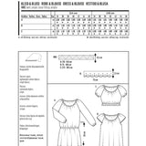 Burda Sewing Pattern 6684 Dress and Blouse - Ribes y Casals