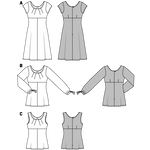 Burda Sewing Pattern 6685 Dress and Blouse - Ribes y Casals