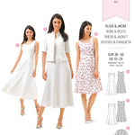Burda Sewing Pattern 6687 Dress and Jacket - Ribes y Casals