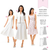 Burda Sewing Pattern 6687 Dress and Jacket - Ribes y Casals