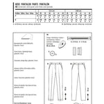 Burda Sewing Pattern 6689 Pants - Ribes y Casals