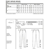 Burda Sewing Pattern 6689 Pants - Ribes y Casals