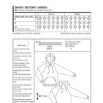 Burda Sewing Pattern 6718 Sweater - Ribes y Casals