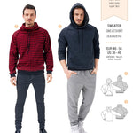 Burda Sewing Pattern 6718 Sweater - Ribes y Casals