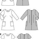 Burda Sewing Pattern 6721 Dress - Ribes y Casals