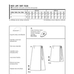 Burda Sewing Pattern 6733 Skirt - Ribes y Casals