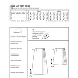 Burda Sewing Pattern 6733 Skirt - Ribes y Casals