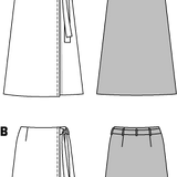 Burda Sewing Pattern 6733 Skirt - Ribes y Casals