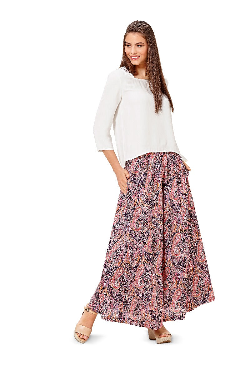 Burda Sewing Pattern 6586 Skirt - Ribes y Casals