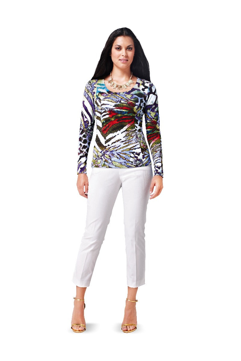 Burda Sewing Pattern 6820 Shirt - Ribes y Casals