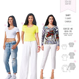 Burda Sewing Pattern 6820 Shirt - Ribes y Casals