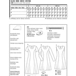 Burda Sewing Pattern 6821 Dress - Ribes y Casals