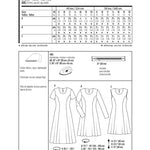 Burda Sewing Pattern 6821 Dress - Ribes y Casals