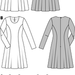 Burda Sewing Pattern 6821 Dress - Ribes y Casals