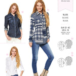 Burda Sewing Pattern 6849 Blouse - Ribes y Casals