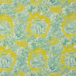 Cotton Poplin Exotic Jungle Print Lime - Ribes y Casals