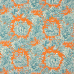 Orange Exotic Jungle Printed Cotton Poplin - Ribes y Casals