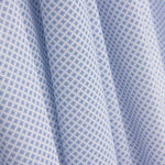 Blue and White Geometric Cotton Voile - Ribes y Casals