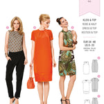 Burda Sewing Pattern 6914 Dress and Top - Ribes y Casals