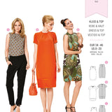 Burda Sewing Pattern 6914 Dress and Top - Ribes y Casals