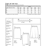 Burda Sewing Pattern 6937 Skirt - Ribes y Casals