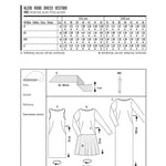 Burda Sewing Pattern 6988 Dress - Ribes y Casals