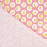 Pink Circle Bunny Print Calico - Ribes y Casals