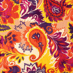 Paisley Sunset Printed Bambula Viscose Remnant – Various sizes x 135 cm wide - Ribes y Casals