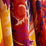 Paisley Sunset Printed Bambula Viscose Remnant – Various sizes x 135 cm wide - Ribes y Casals