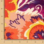 Paisley Sunset Printed Bambula Viscose Remnant – Various sizes x 135 cm wide - Ribes y Casals