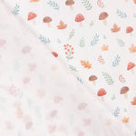 Forest Mushrooms printed percale - Ribes y Casals