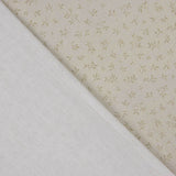 Soft Green Leaves Printed Calico - Ribes y Casals