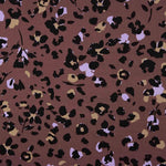 Jungle Chic Brown Printed Viscose - Ribes y Casals