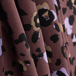 Jungle Chic Brown Printed Viscose - Ribes y Casals