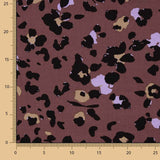 Jungle Chic Brown Printed Viscose - Ribes y Casals