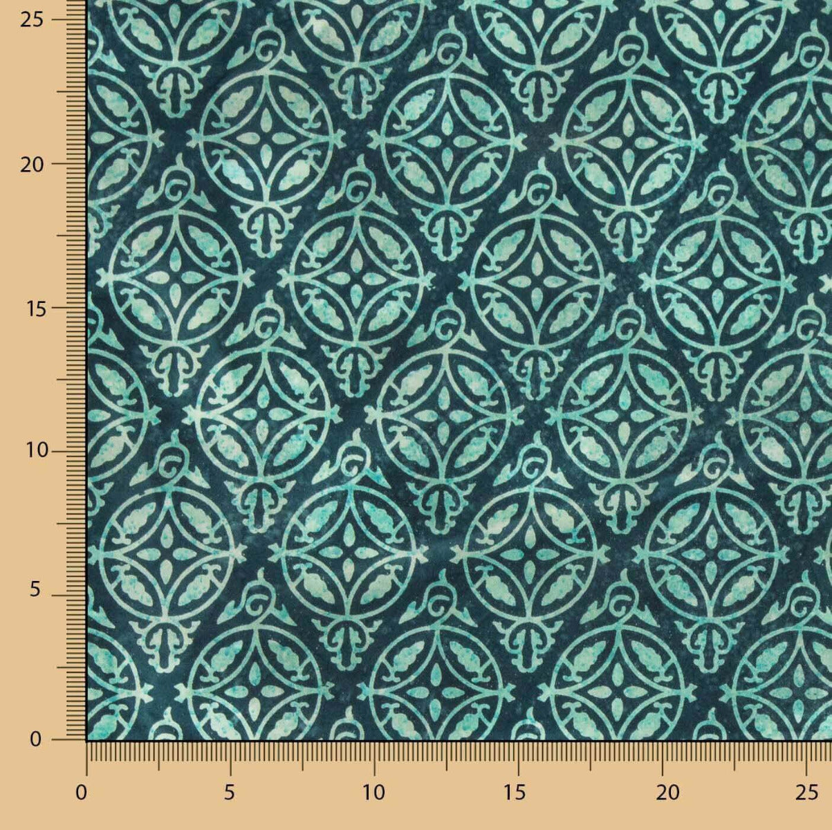 Batik poplin Nairobi Green - Ribes y Casals