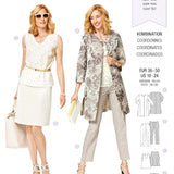 Burda Sewing Pattern 7075 Suit - Ribes y Casals