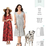 Burda Sewing Pattern 7100 Dress - Ribes y Casals