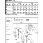 Burda Sewing Pattern 7136 Blouse - Ribes y Casals